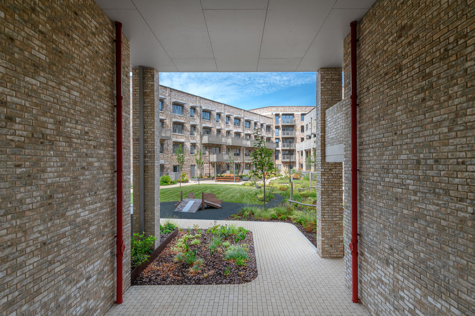 Beautiful affordable housing development in London.