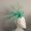 Thumbnail: Kentucky Derby Fascinator Seafoam green  "Spa Star ” Keeneland, Breeders' Cup