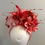 Thumbnail: Kentucky Derby Salmon pink floral  Fascinator   "Lucky Bouquet    "