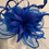 Thumbnail: Kentucky Derby Fascinator Royal Blue "Bigger& Bluer & Better"  Preakness Belmont