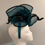 Thumbnail: SOLD  -  dark turquoise jade Fascinator "Twisted Jade"