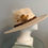 Thumbnail: SOLD Breeders' Cup, Keeneland, Fall Ivory, Cream, Felt Hat "Under Wraps "