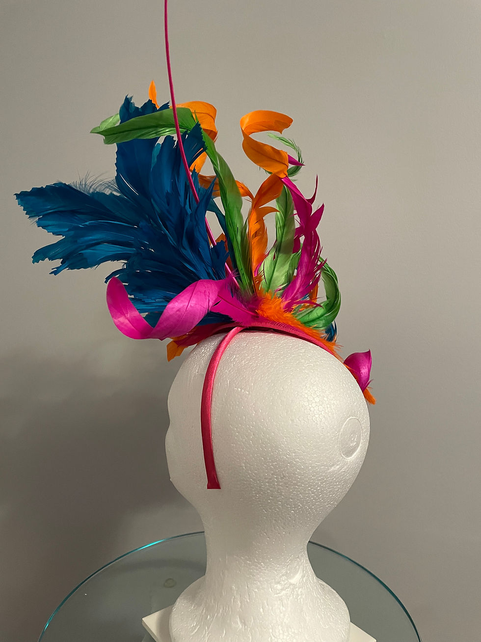 Thumbnail: SOLD Kentucky Derby Fascinator "Color Pops"