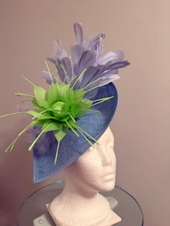 Thumbnail: Kentucky Derby Fascinator "Pastel Princess in Blue"  - fascinators