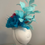 Thumbnail: Kentucky Derby  Colorful  Fascinator “Colorful Filly” Pastel Blue and Fuchsia