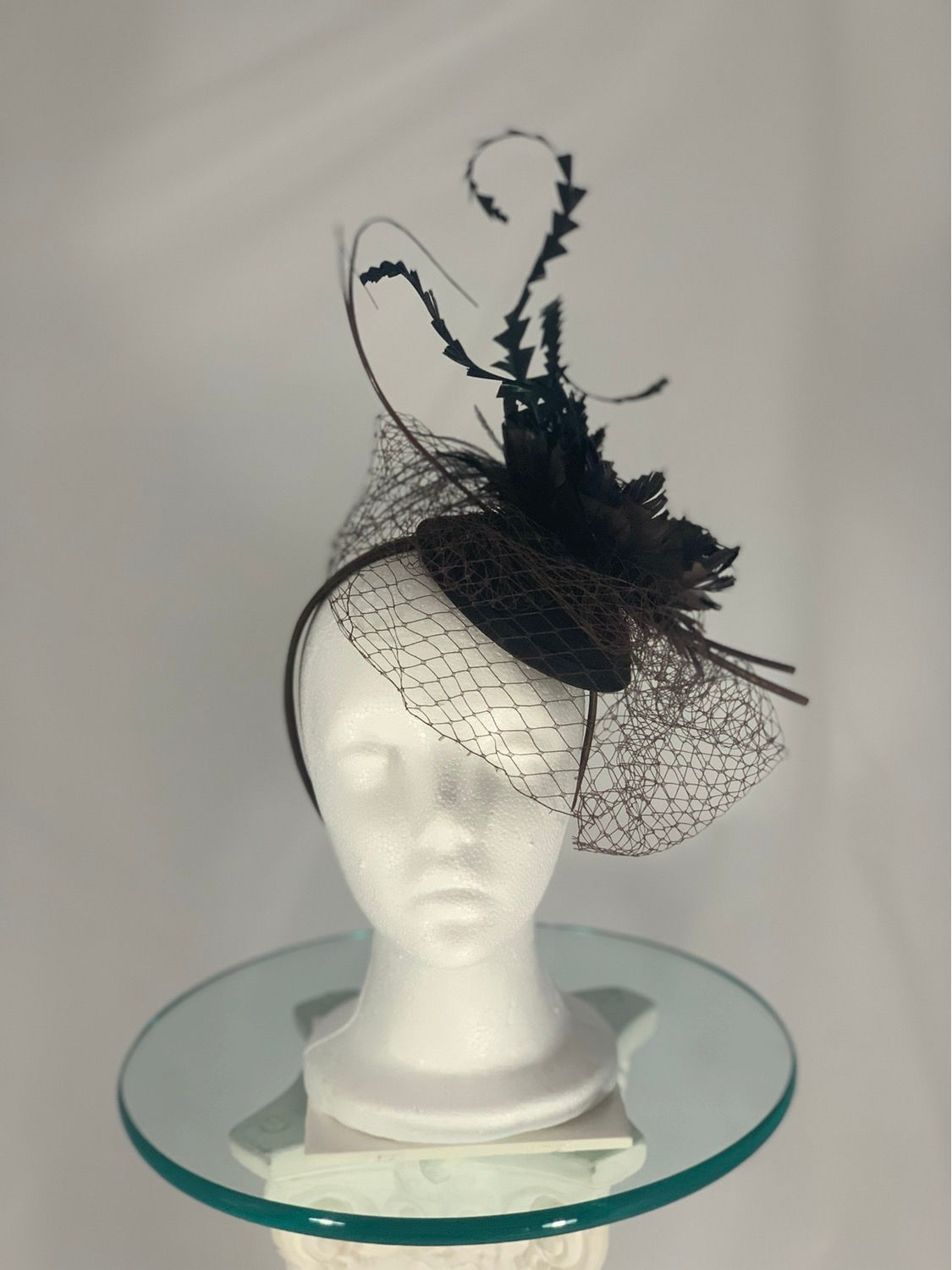 SOLD Kentucky Derby Fascinator “Brown and Black Attack” SOLD