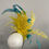 Thumbnail: Kentucky Derby Yellow&Turquoise Fascinator "Turquoise Terrific" Breeders' Cup