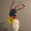 Thumbnail: Kentucky Derby - Breeders' Cup multi-colored Fascinator "Three Trio"