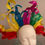 Thumbnail: SOLD Kentucky Derby Fascinator COLORFUL RAINBOW "RAINBOW RACER"