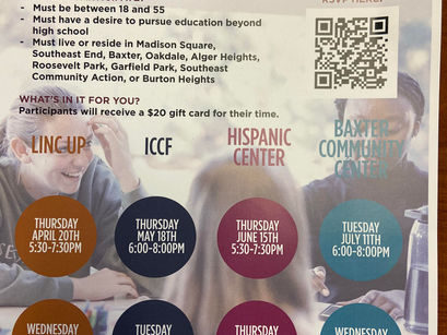 Earn $20 for focus group