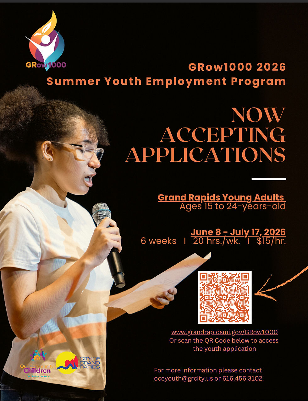 GRow 1000 Summer Youth Employment Application