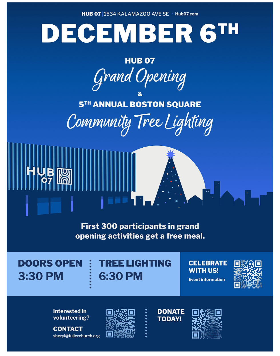 5TH ANNUAL TREE LIGHTING /HUB 07 GRAND OPENING