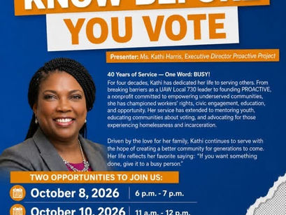 KNOW BEFORE YOU VOTE TODAY!