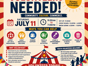 Volunteers STILL Needed: Boston Square Summer Celebration Saturday July 11th