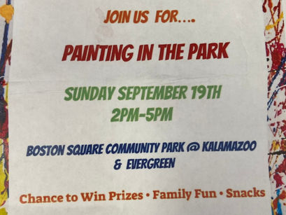 PAINTING IN THE PARK 