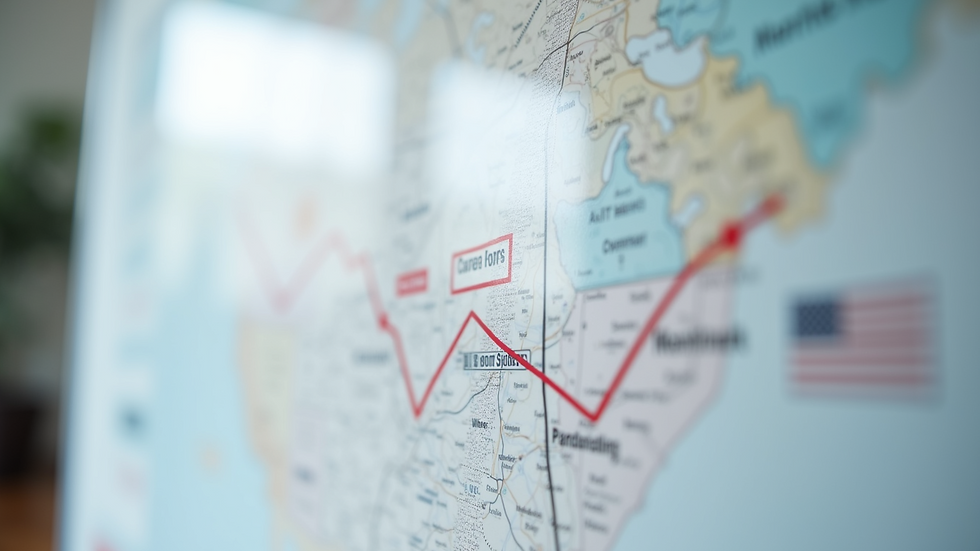 Close-up view of a value stream map on a whiteboard