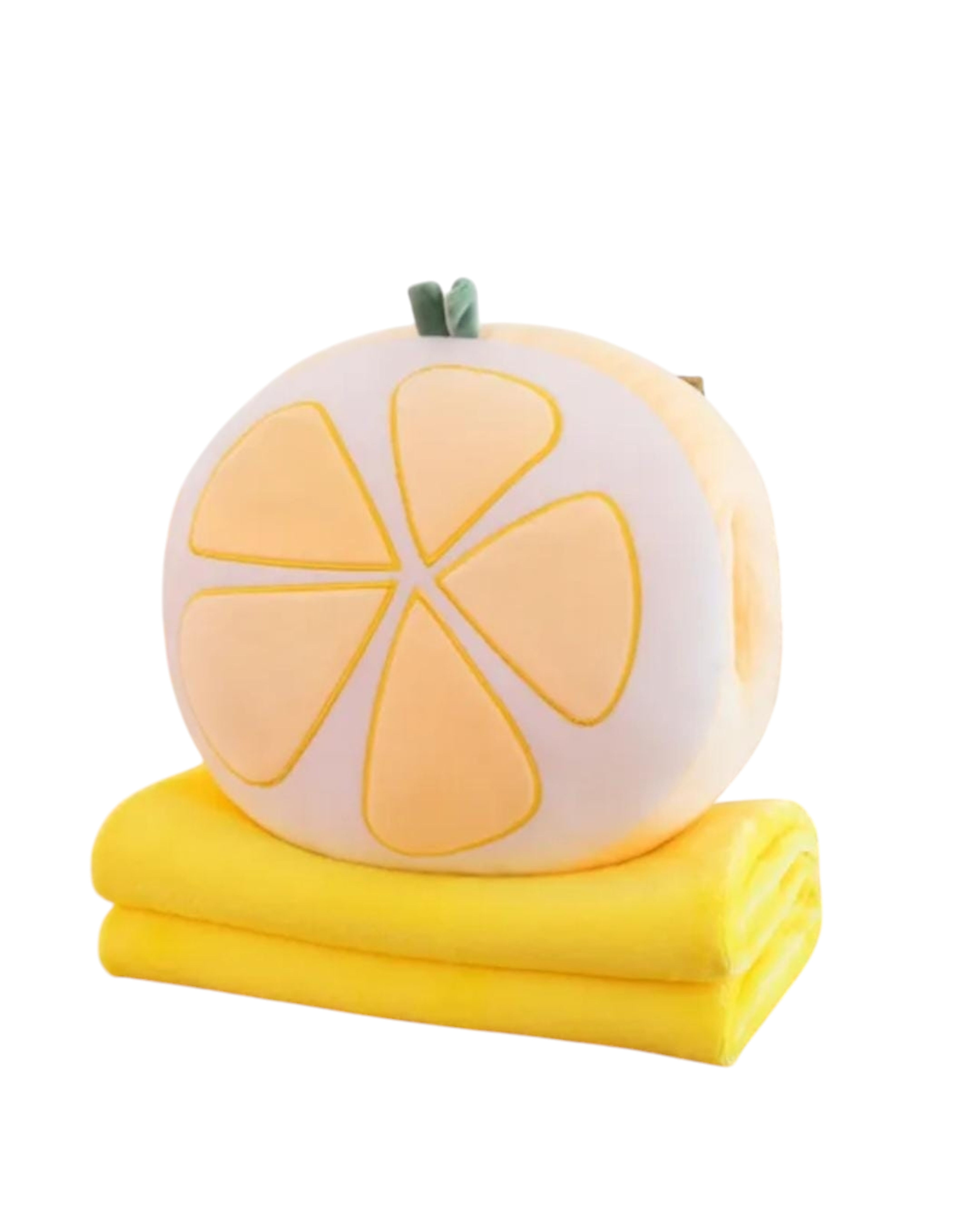 Tiny Blush Toy Blanket/Pillow Lemon Stuffed Toy Blanket 46*68 IN | KB-014