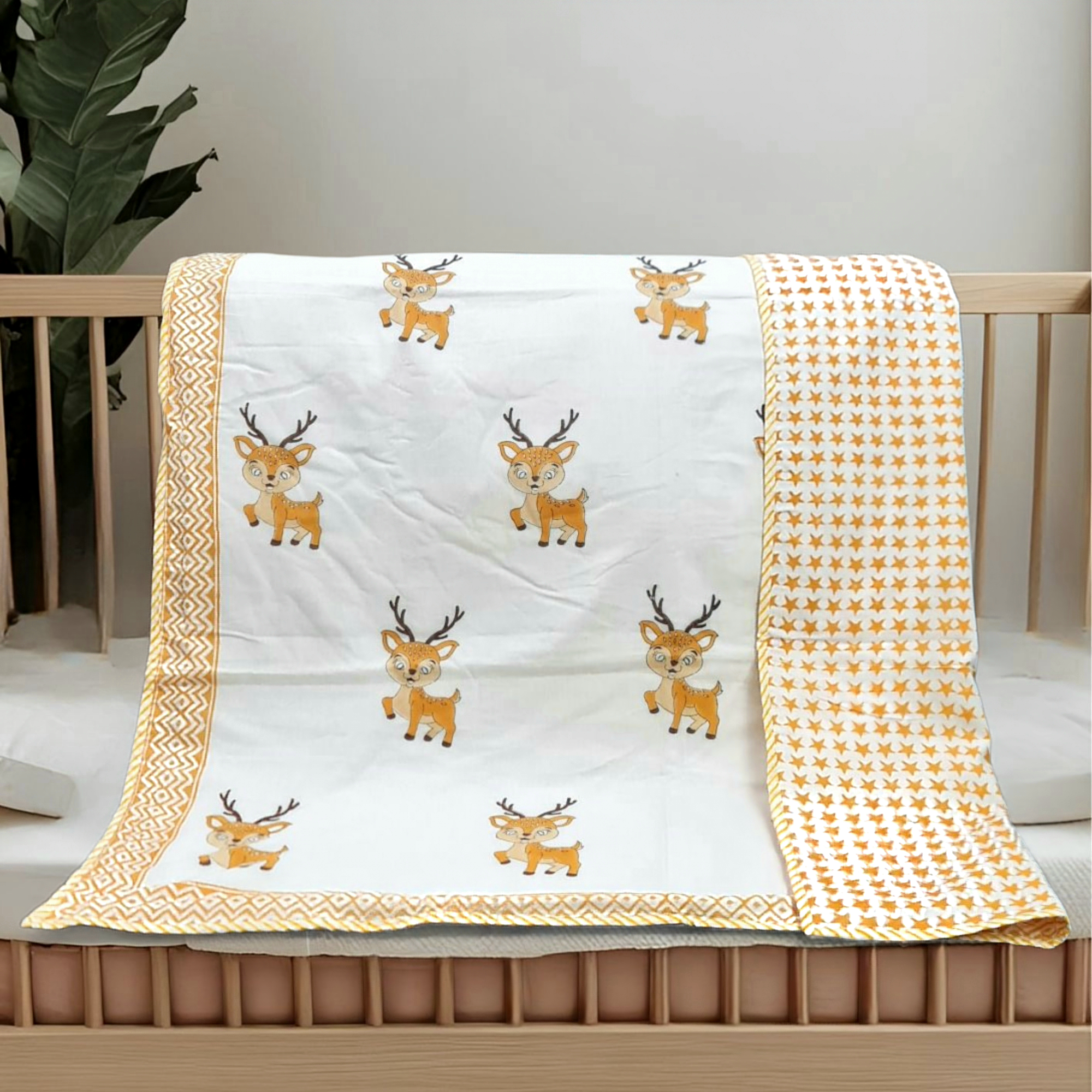 KIDS BLOCK PRINT MULMUL COTTON DOHAR TB-KDJP-016