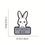 Thumbnail: Sarcastic Bunny enamel badge pin