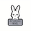Thumbnail: Sarcastic Bunny enamel badge pin