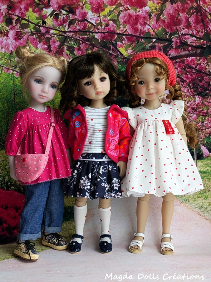 Miniature : Printemps, modèle A : tenue 4 pièces, différentes tailles.