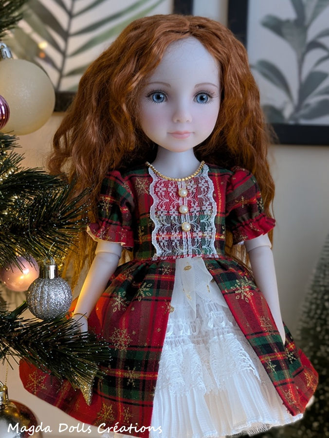 Miniature : 22/12 Etoile de Noël, robe pour RRFF (disponible début janvier)