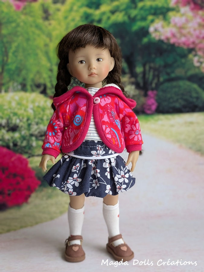 Miniatura: Printemps, modèle A : tenue 4 pièces, différentes tailles.