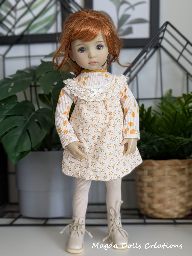Miniature : Tenue "citron caramel" en 4 tailles