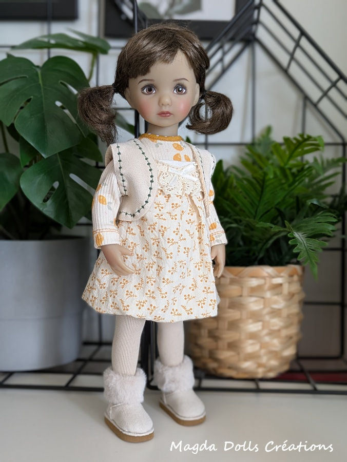 Miniature : Tenue "citron caramel" en 4 tailles