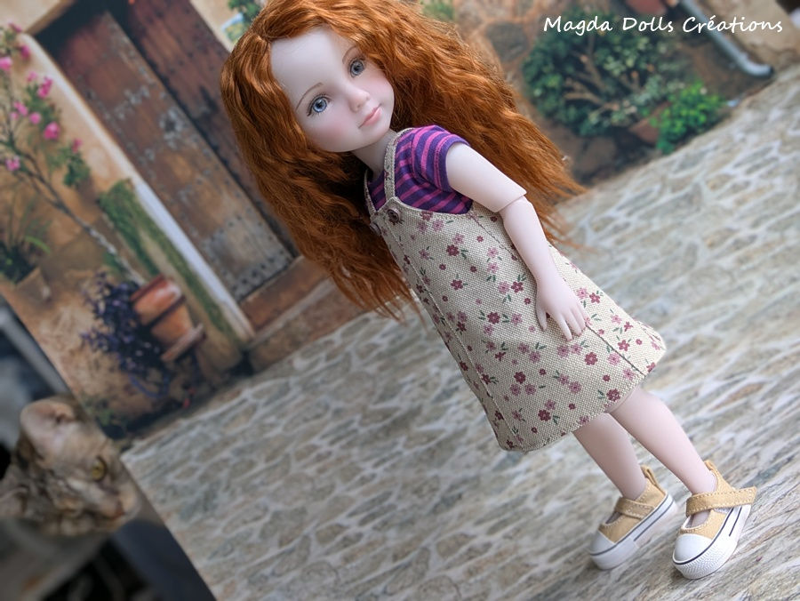 Miniaturbild: Robe à bretelles fleurie, 4 tailles