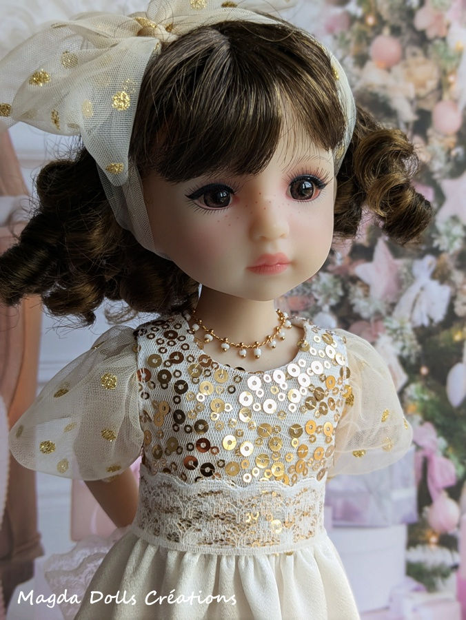 Miniature : 18/12 Robe de fête pour Fashion Friends Dolls