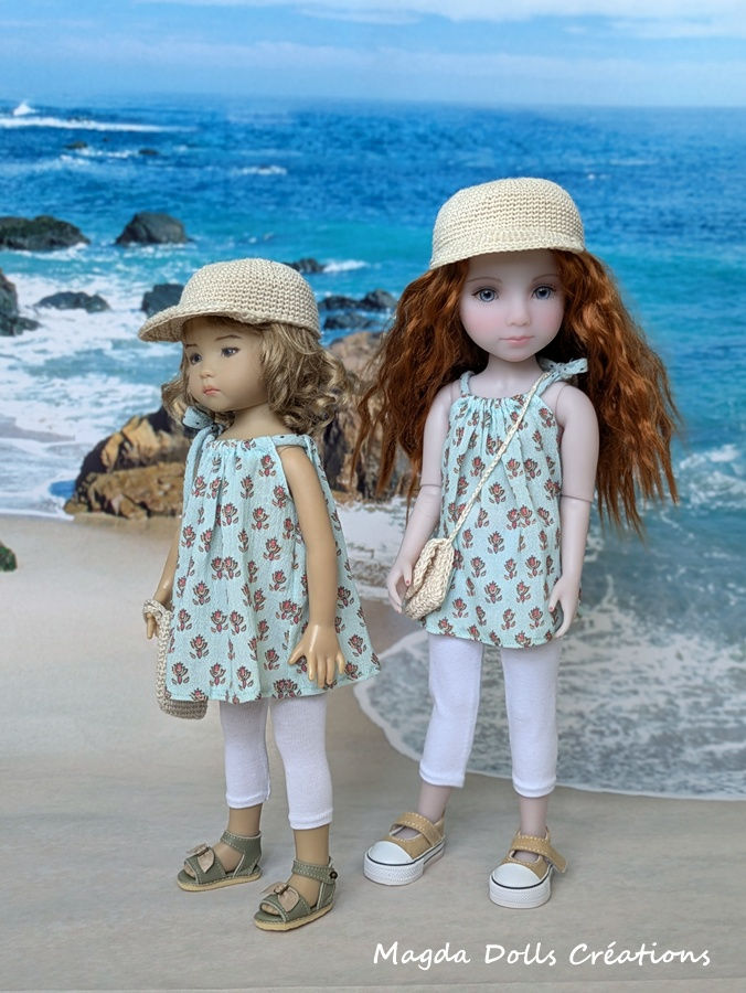 Thumbnail: Tenue 4 pièces pour Little Darling ou Fashion Friends Dolls