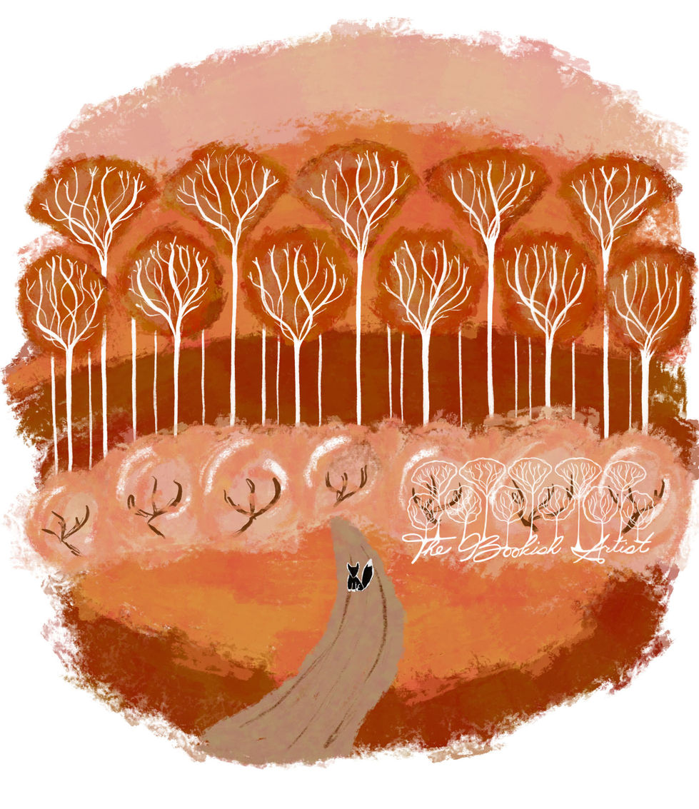 Fox in the Forest in Fall