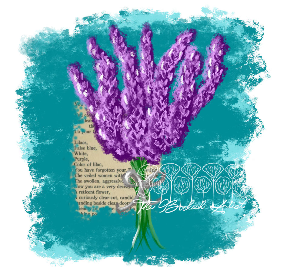 Bookish Blue Lilacs