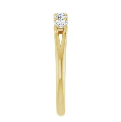 Thumbnail: MWR121 - 18K Luxury Wedding Ring (White/Yellow/Rose Gold)