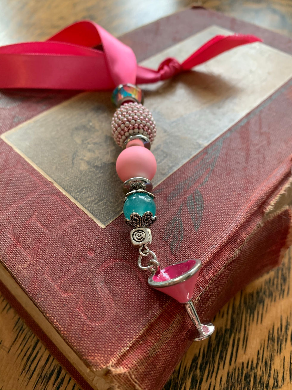 Miniatura: Beaded Bookmarks - Double Ribbon