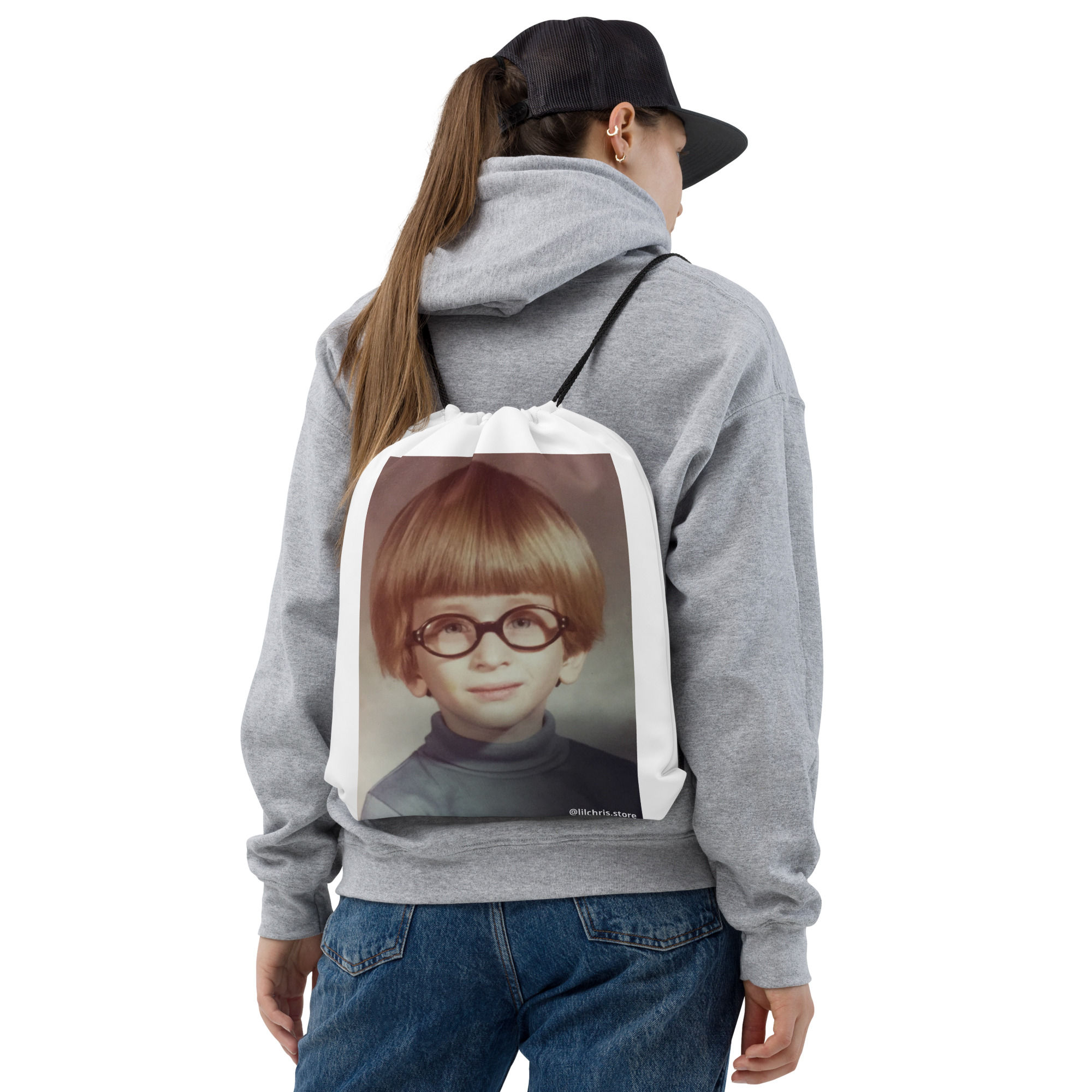 lil'chris Drawstring bag
