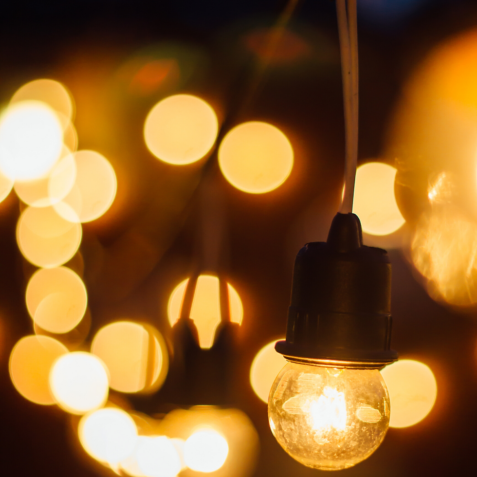 string lights for yard