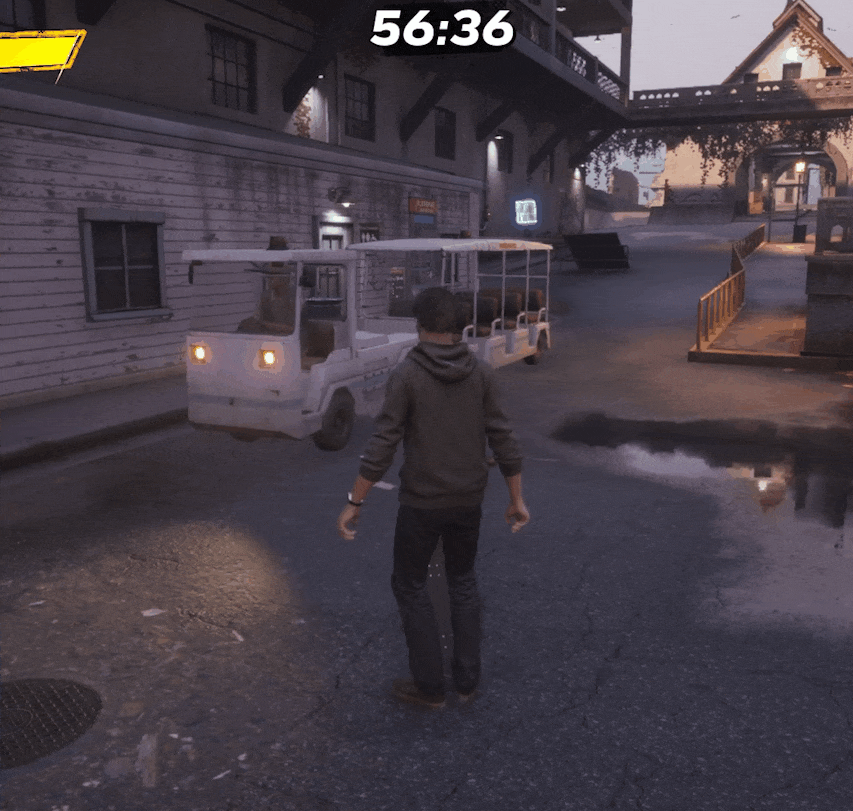 Tram, Tram Trailer, and NPC Driver in Game