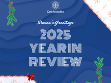 A christmas graphic with the words 2025 year in review