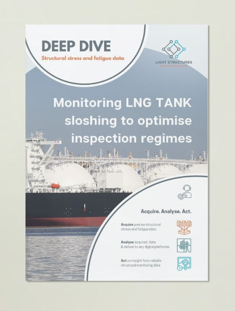 The front page of a whitepaper showing an LNG carrier.