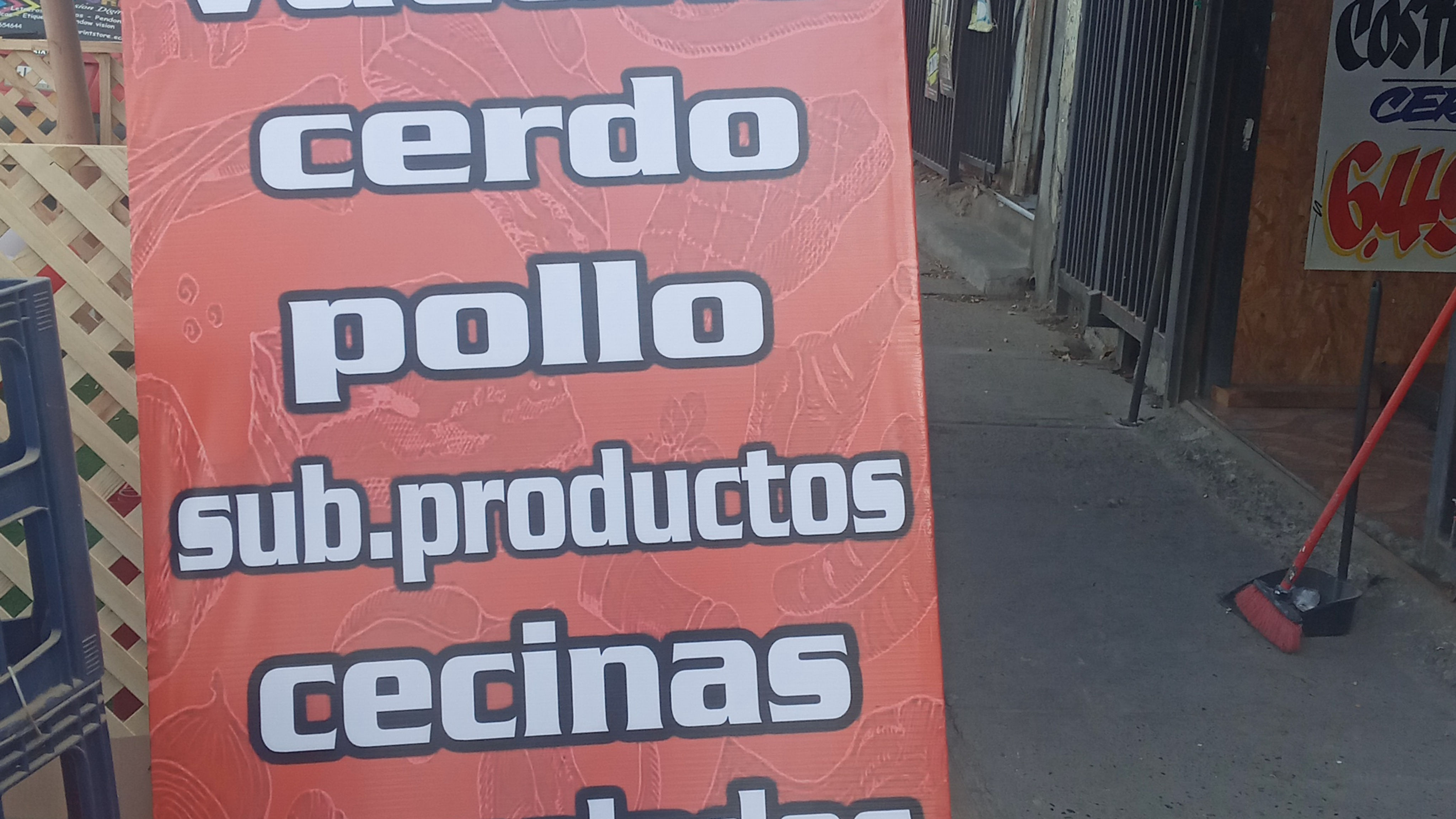 Letrero tipo  A  180x50