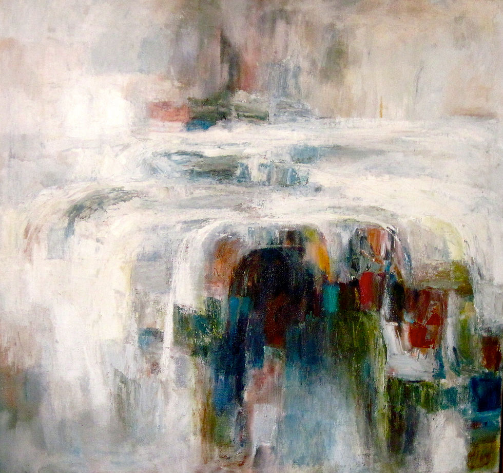 Monhegan Cascading Rocks and Water.