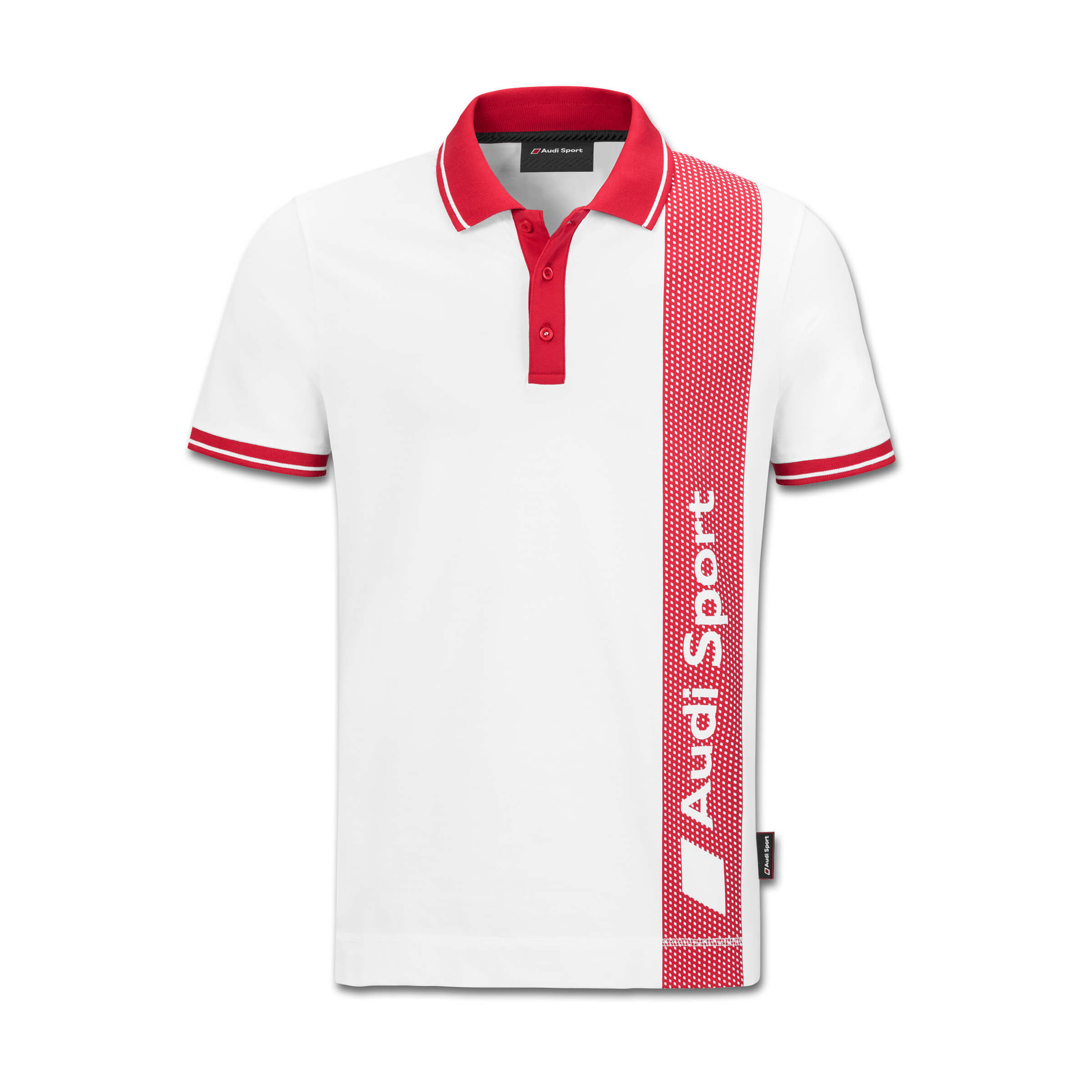 Audi Sport Poloshirt White Red
