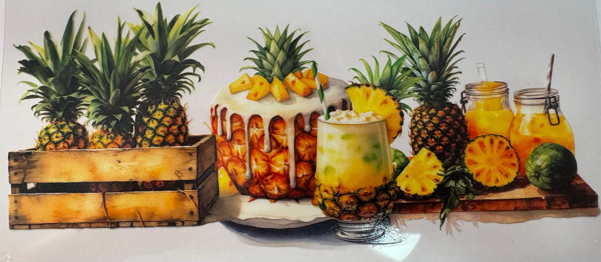 Pineapple and cocktails 1