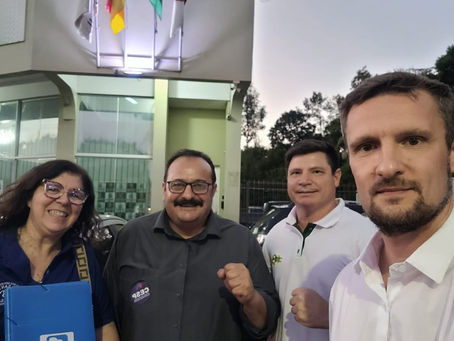 FESISMERS participa de reunião com vereadores de Nova Santa Rita sobre reforma da previdência municipal