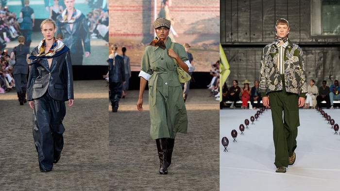 silk scarves, Copenhagen Fashion Week, scarf belting, Bandana