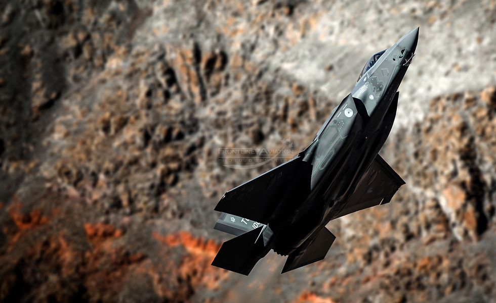 Frontline Aviation Rainbow Canyon Death Valley
