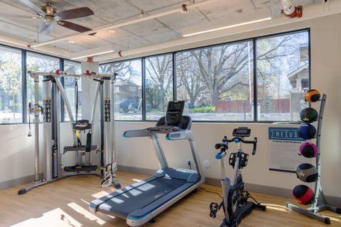 Photo of the inside of a gym 