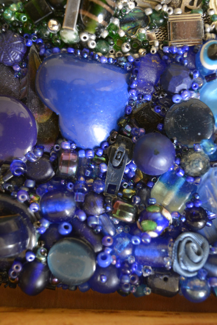 nautilus spiral collage mosaic fine-art